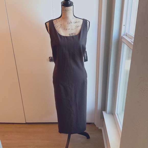 Lafayette 148 New York Dresses & Skirts - NWT Lafayette 148 New York Espresso Sheath Dress pinstripe business suiting